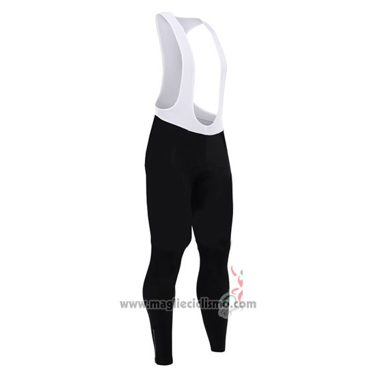 2016 Abbigliamento Ciclismo Giro d'Italia Bianco e Blu Manica Lunga e Salopette